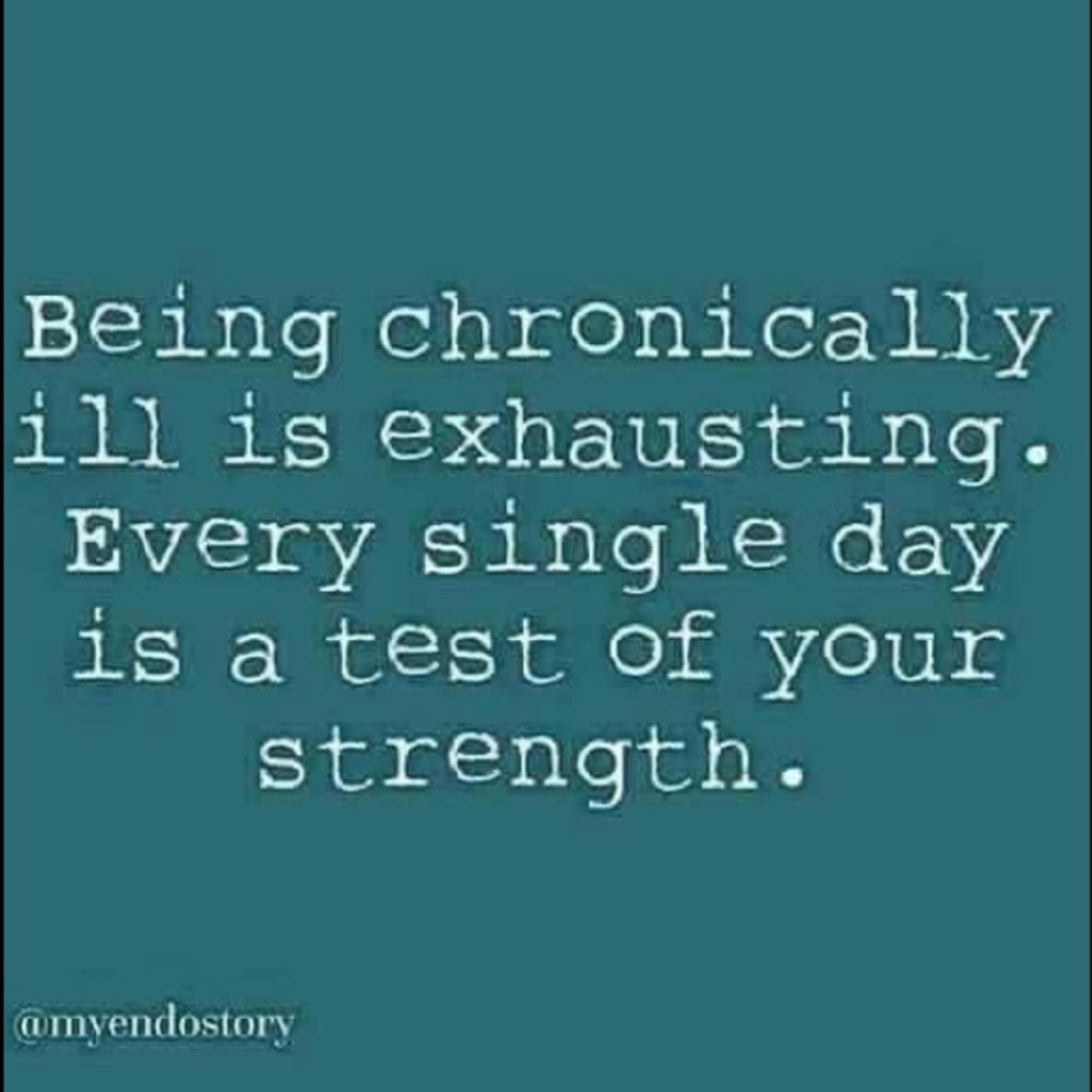 💙CHRONIC ILLNESS= CHRONIC STRENGTH💙❌⭕️
